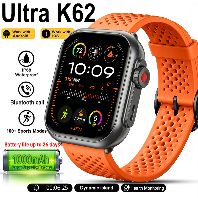 Aquatic Sports Performance - Nowy Smartwatch Watch Ultra K62 dla