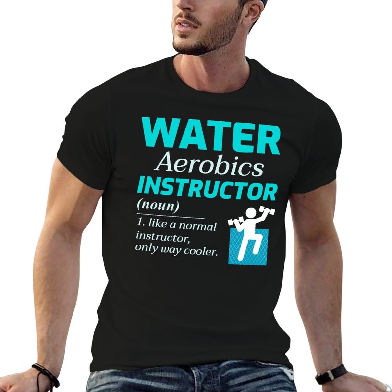 Aquatic Aerobics - Koszulka dla instruktora aqua aerobiku, trenera