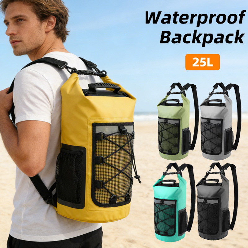 Dry Bag Roll Top - Wodoodporny plecak 25L na basen, plażę,