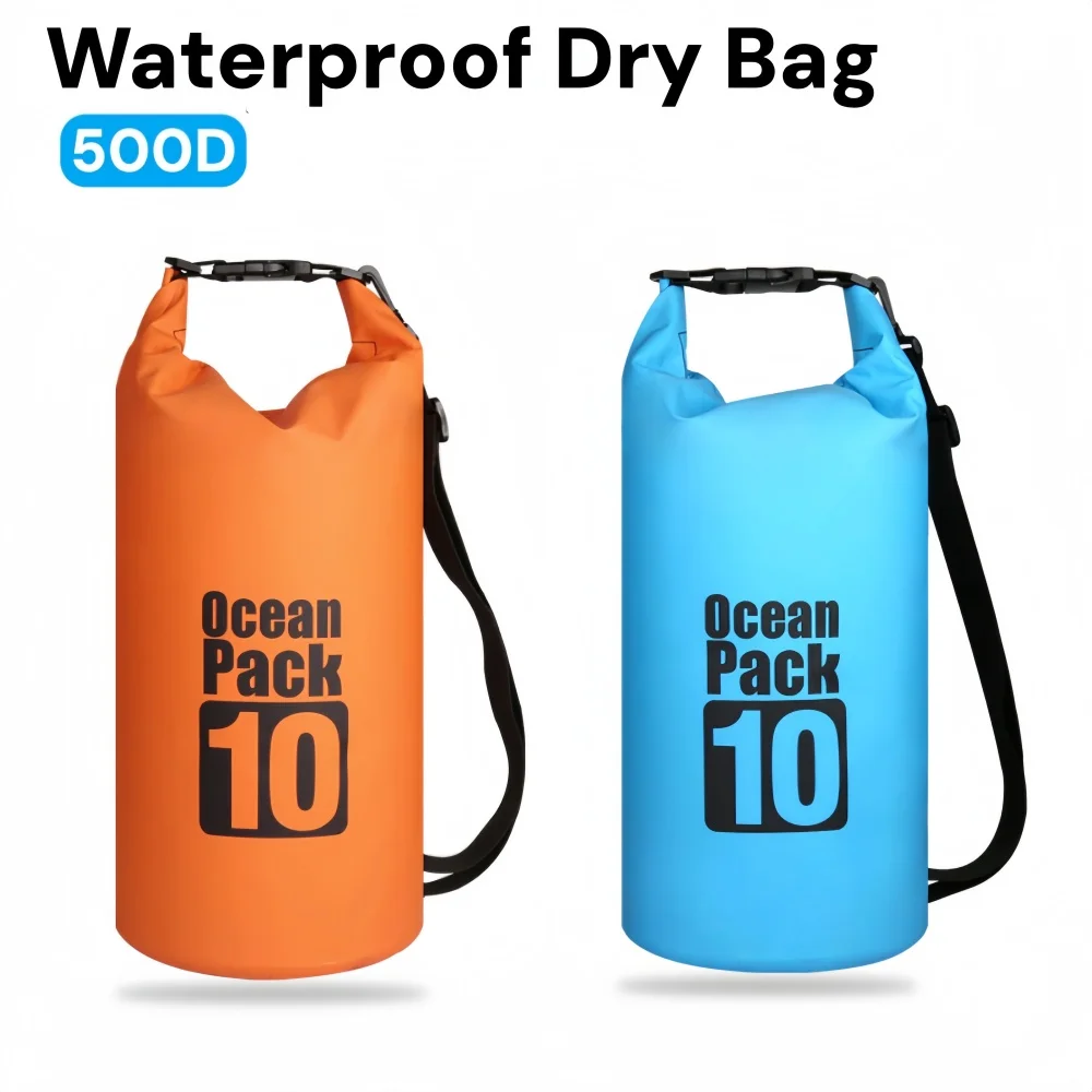 Dry Bag Roll Top - Wodoszczelna torba sucha 500D, pływająca, z