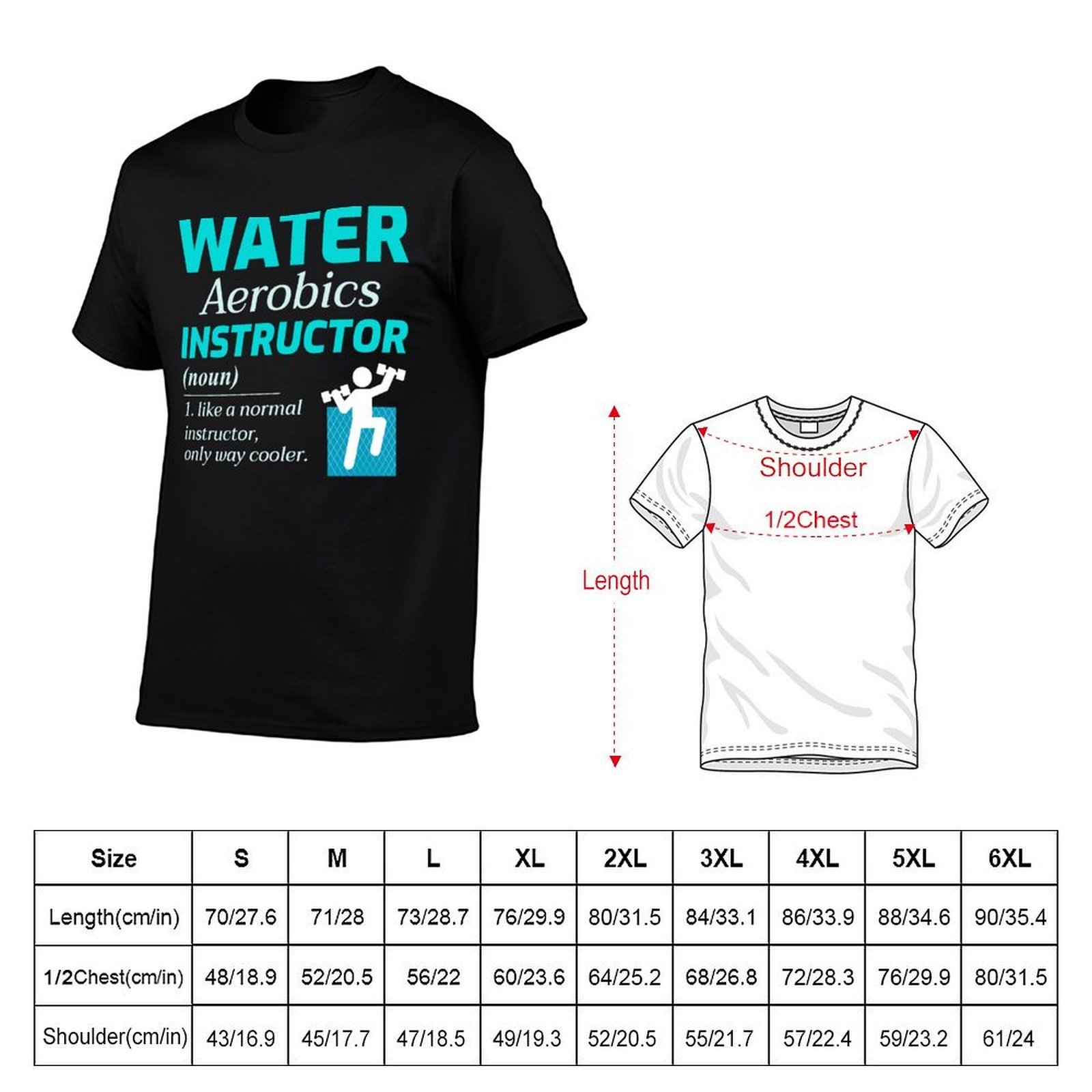 Koszulka dla instruktora aqua  – Aquatic Aerobics recenzja i cena