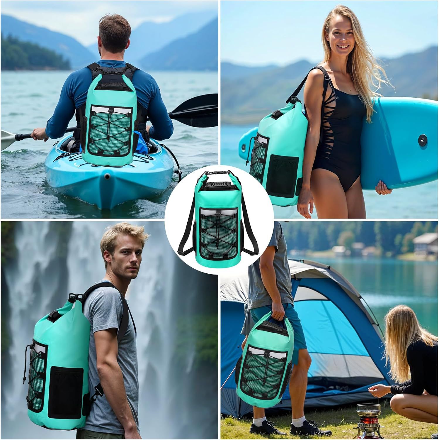 Wodoodporny plecak 25L na base – Dry Bag Roll Top recenzja i cena