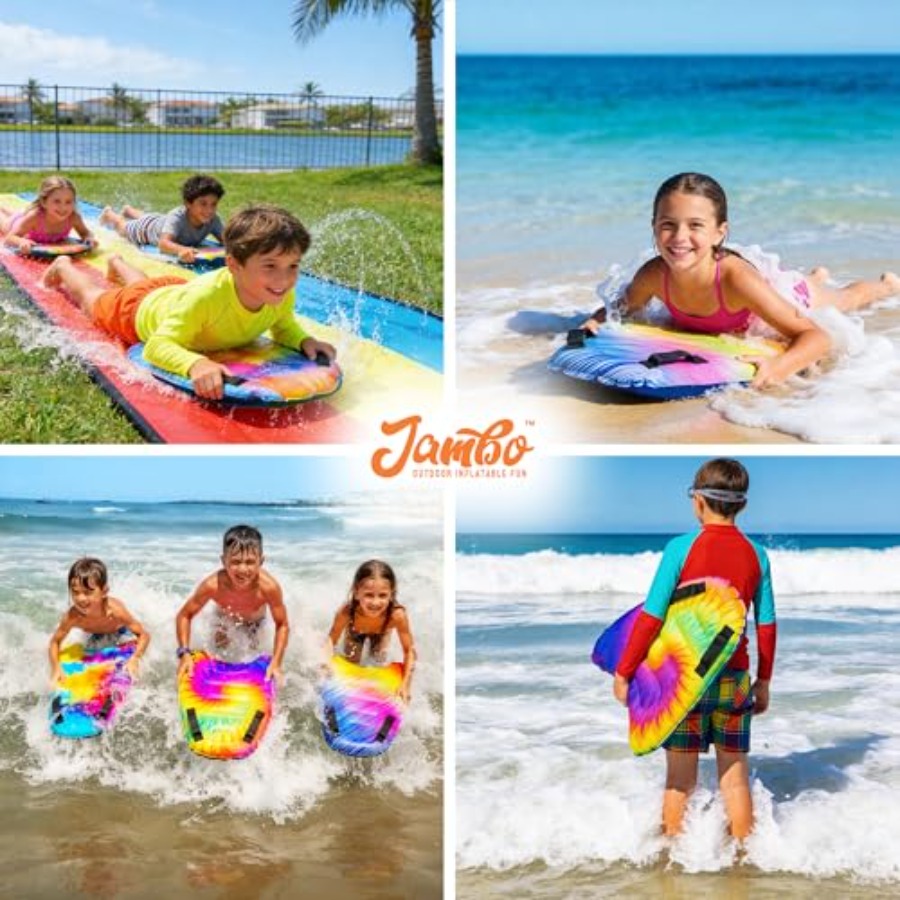 4 sztuki dmuchanych desek do s – Bodyboard Boogie Board recenzja i cena