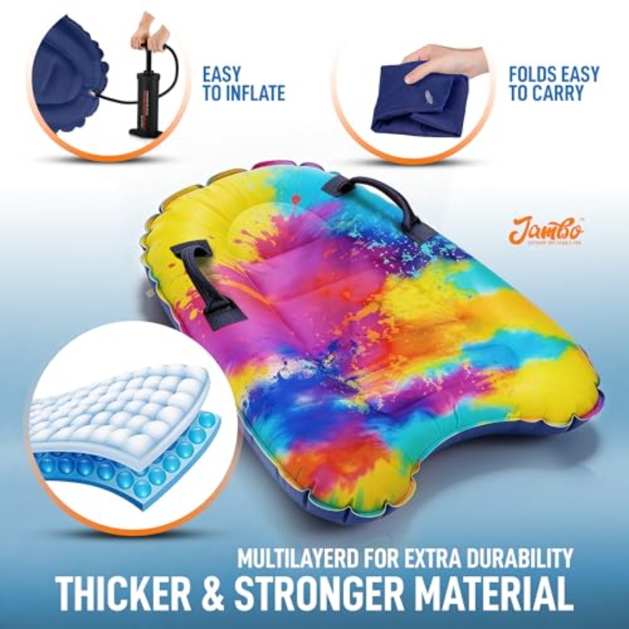 4 sztuki dmuchanych desek do s – Bodyboard Boogie Board recenzja i cena